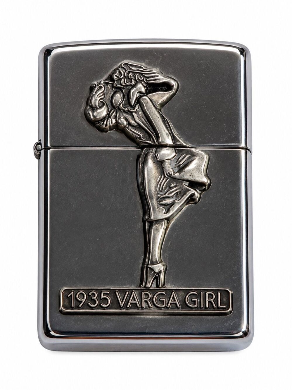 Vintage 1935 Varga Girl Windproof Pinup Collectible Zippo Lighter